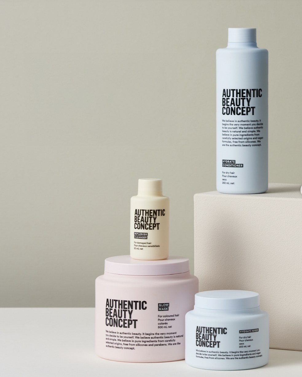 Gamme Authentic Beauty Concept au salon Karine Coiffure